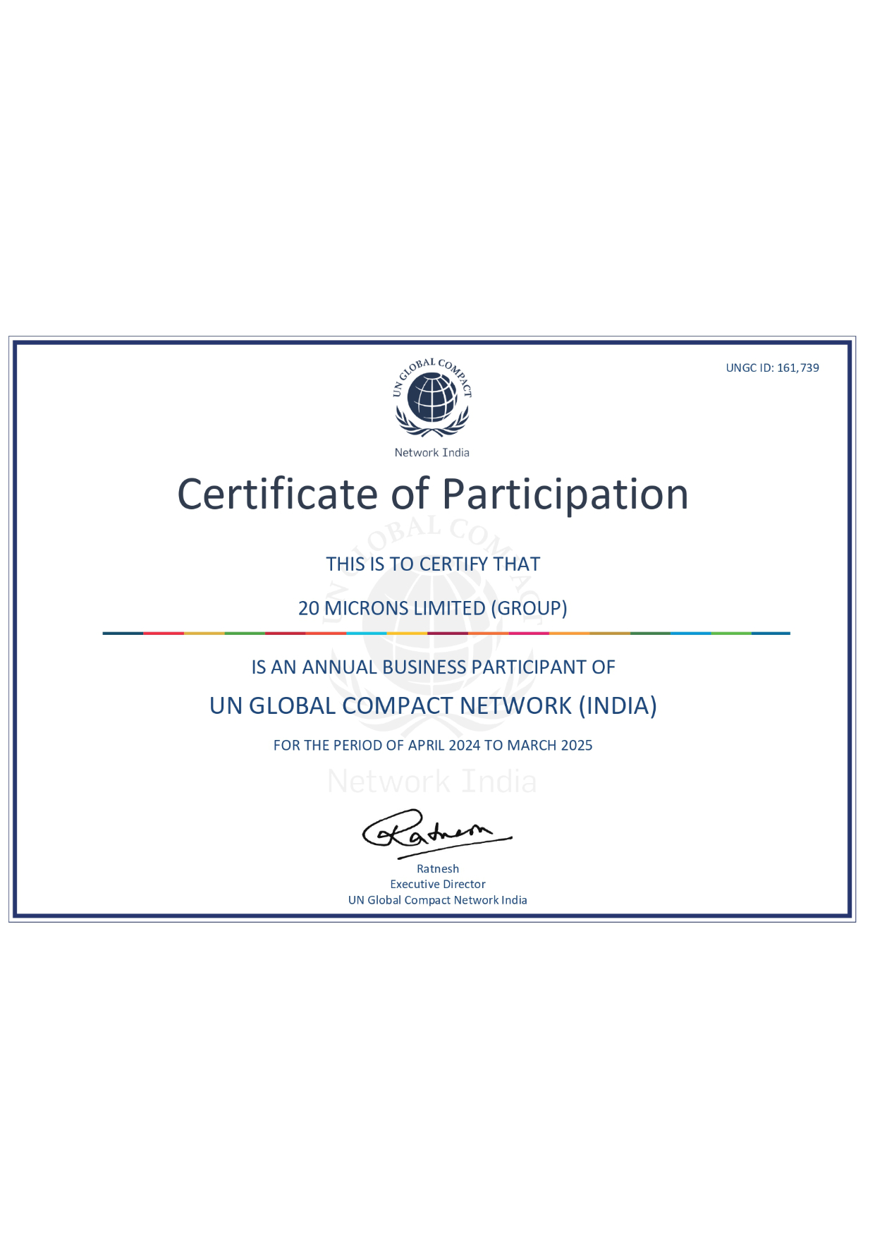 Certifications